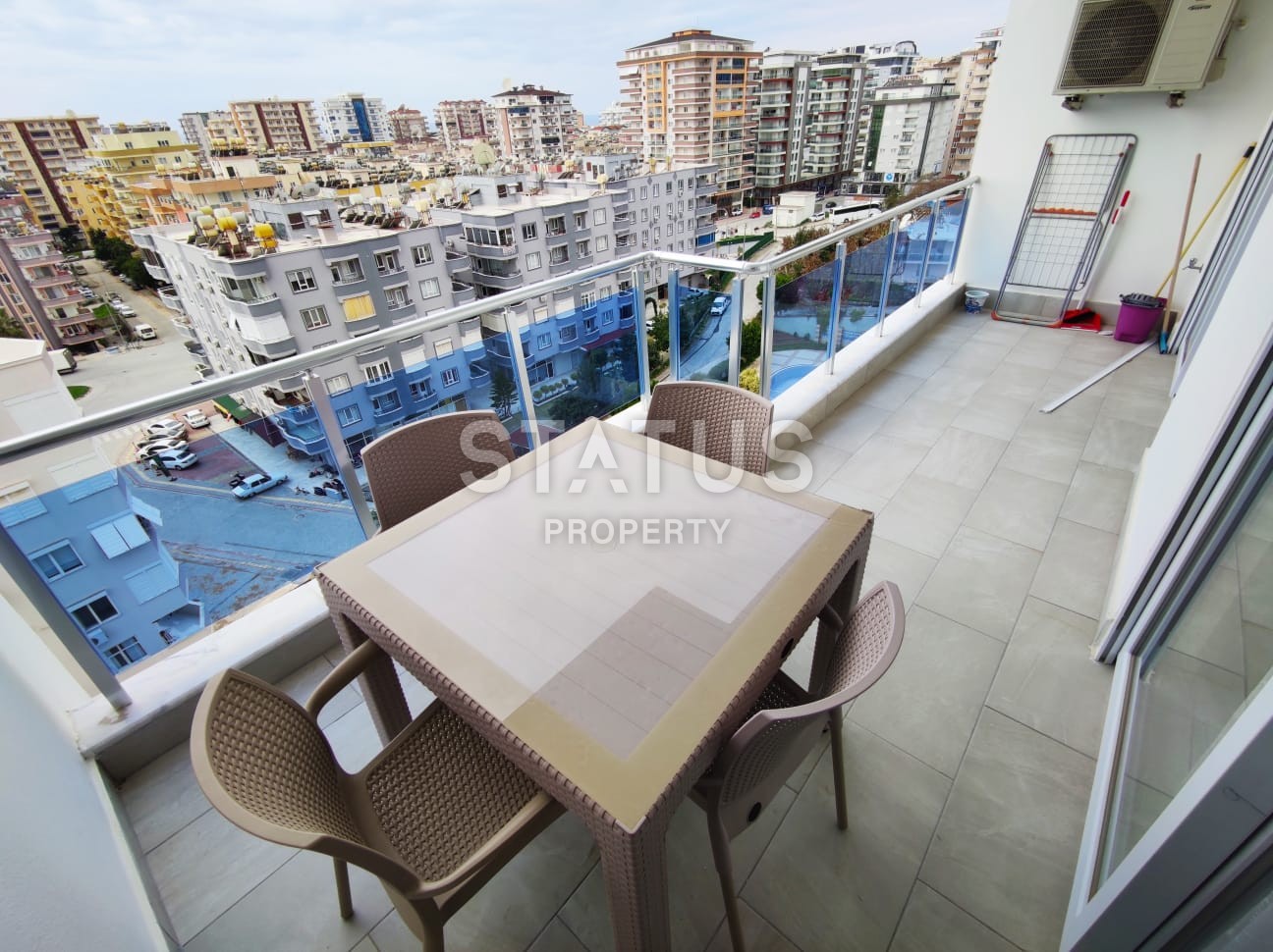 Квартира в Махмутларе в комплексе с инфраструктурой! Высокий этаж! фото 14