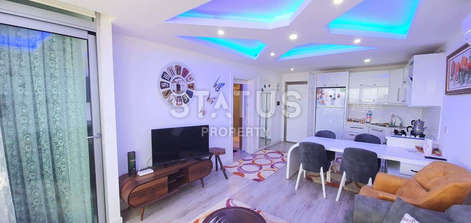 Отличная двухкомнатная квартира с мебелью и видом на море! Махмутлар, 70 м2 фото 2