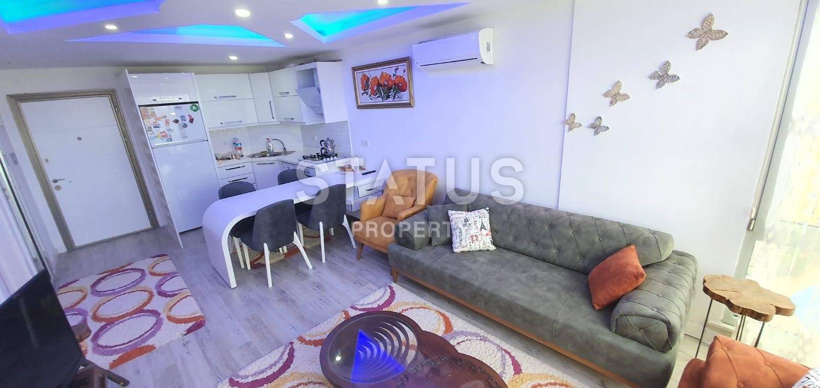 Отличная двухкомнатная квартира с мебелью и видом на море! Махмутлар, 70 м2 фото 6