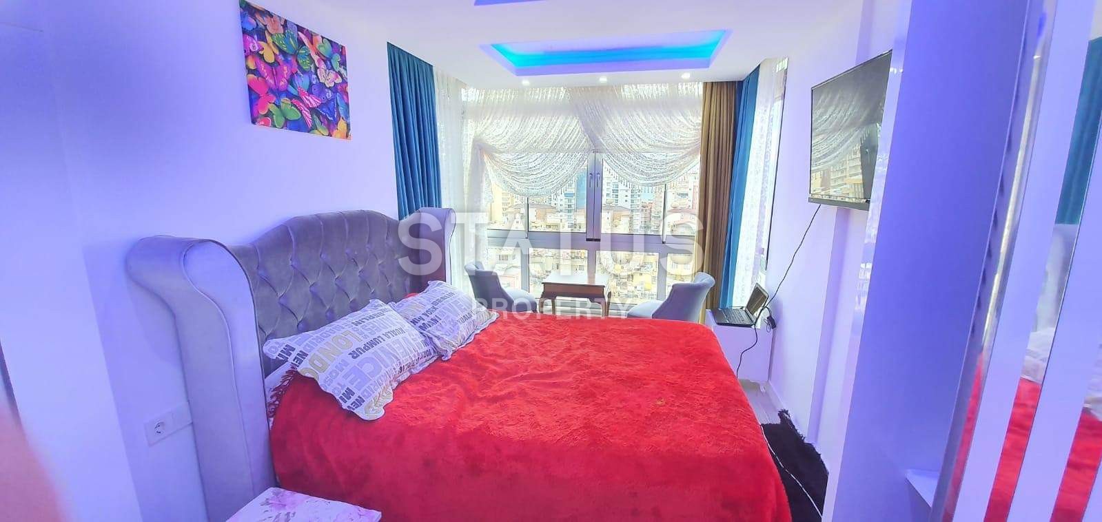 Отличная двухкомнатная квартира с мебелью и видом на море! Махмутлар, 70 м2 фото 9