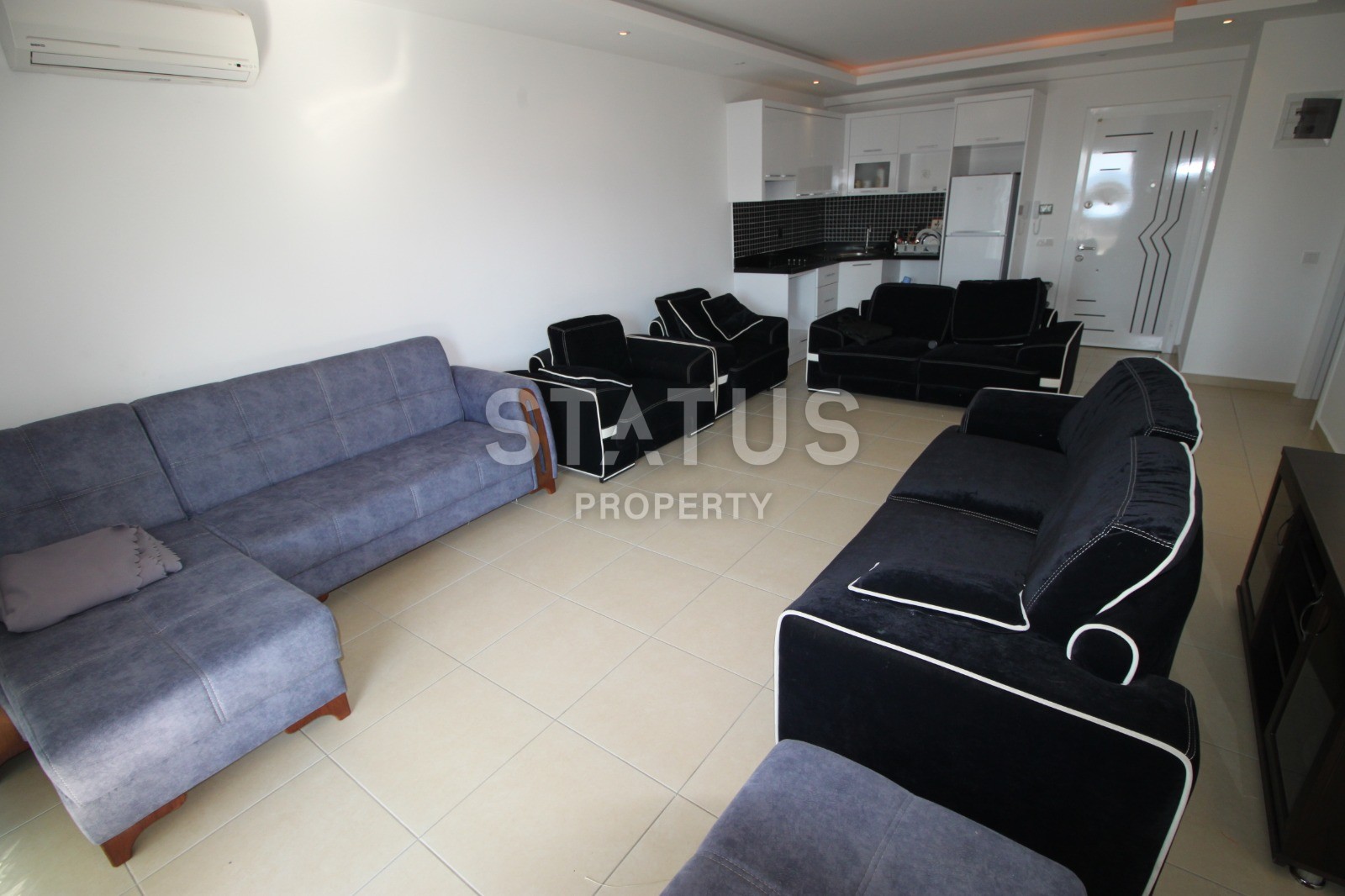 Большая квартира 1+1 с видом на море в Махмутларе, 80 м2 фото 8