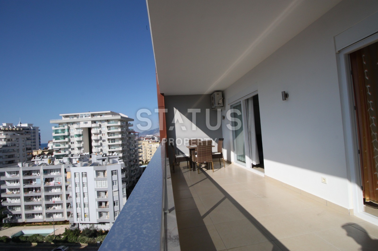 Большая квартира 1+1 с видом на море в Махмутларе, 80 м2 фото 16