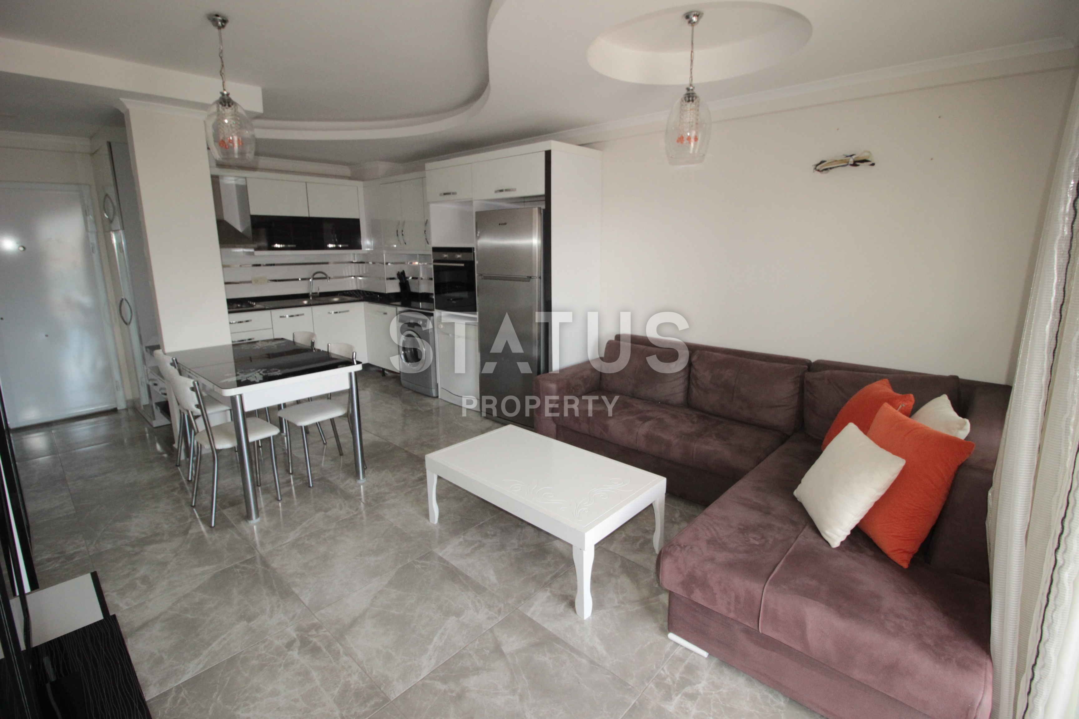 Квартира с мебелью и техникой в современном комплексе в районе Джикджилли фото 27