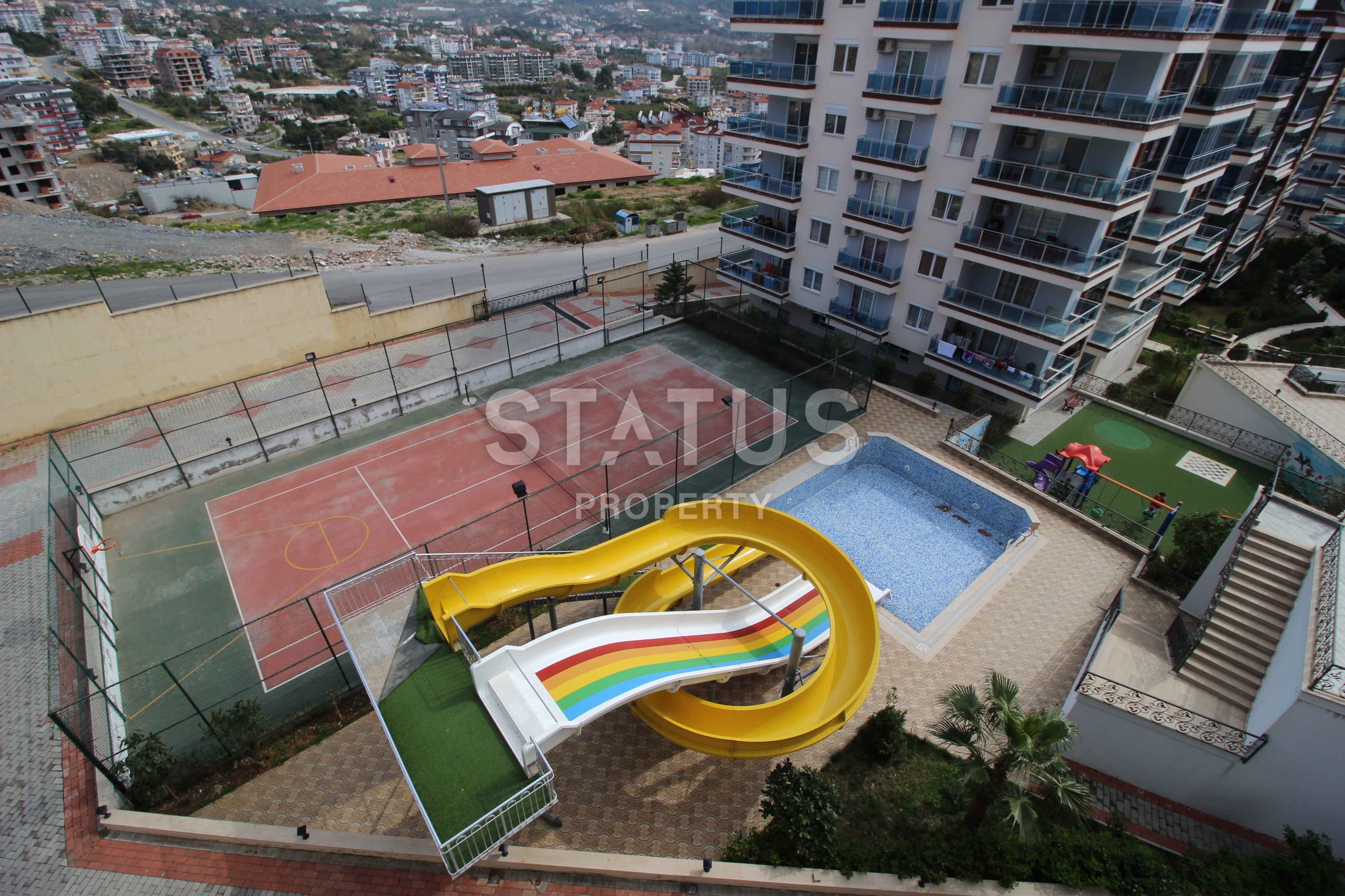 Квартира с мебелью и техникой в современном комплексе в районе Джикджилли фото 35