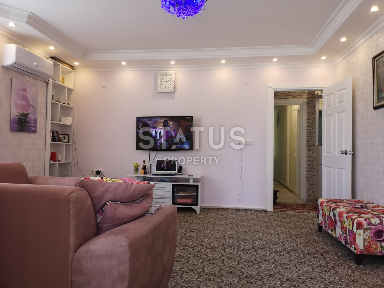 Добротная трехкомнатная квартира в Махмуларе 100 кв.м. фото 3