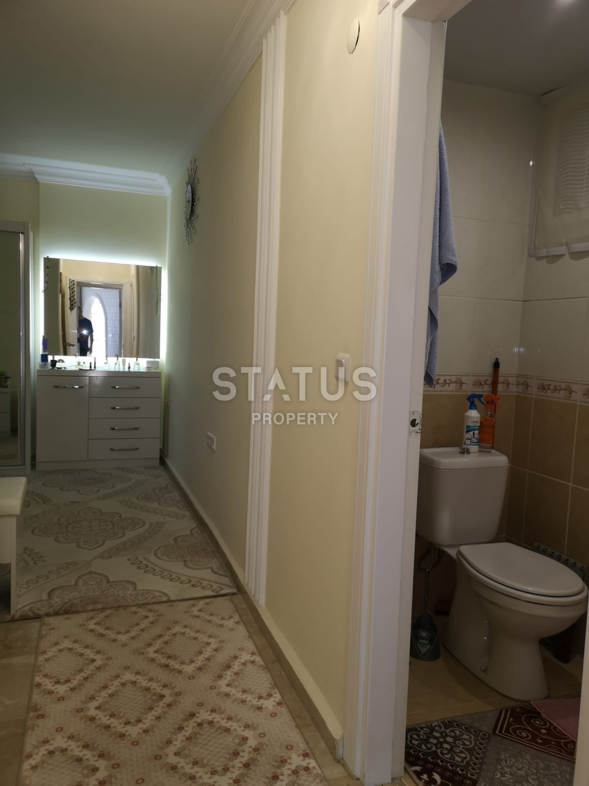 Добротная трехкомнатная квартира в Махмуларе 100 кв.м. фото 11