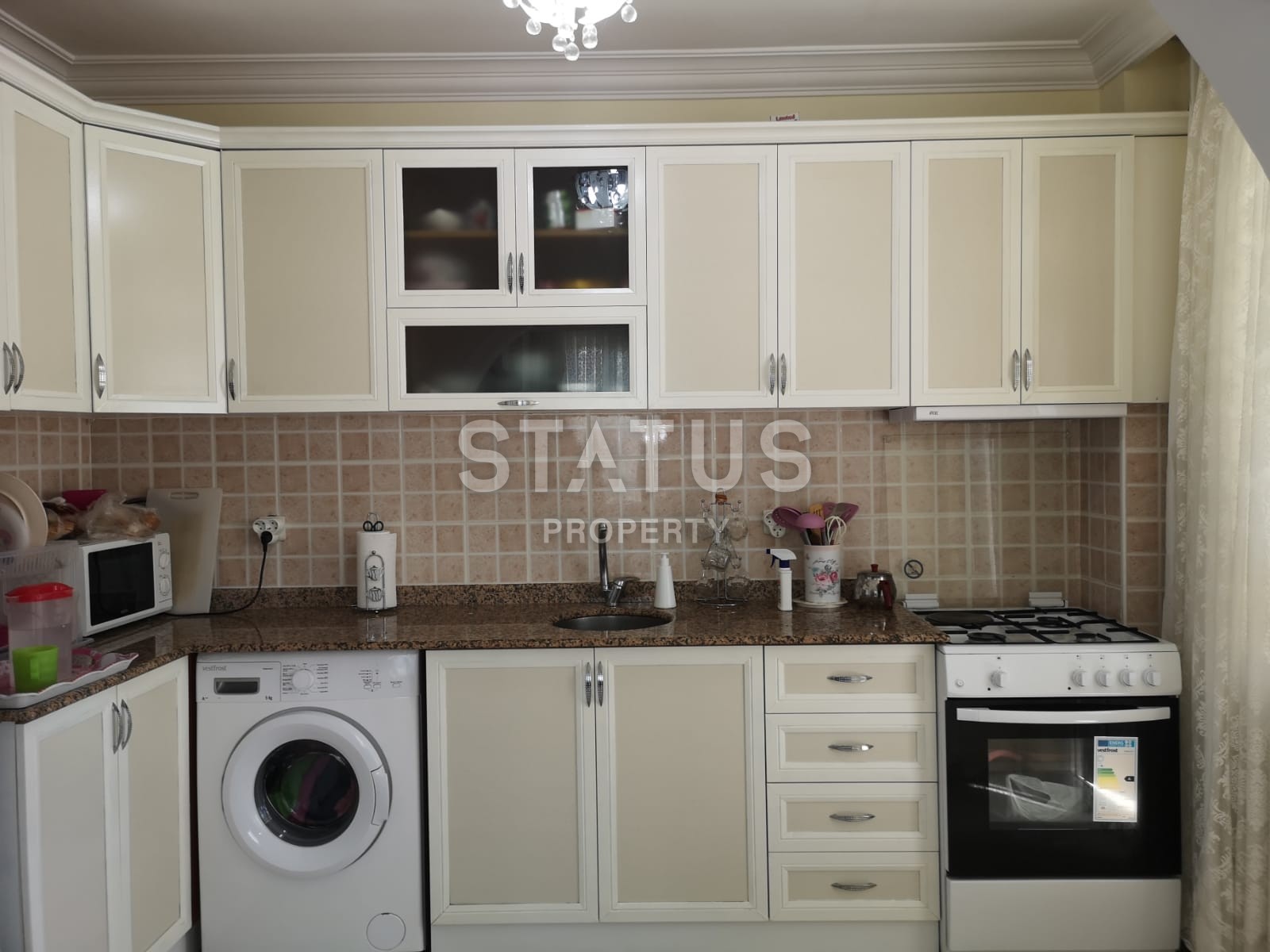 Добротная трехкомнатная квартира в Махмуларе 100 кв.м. фото 12