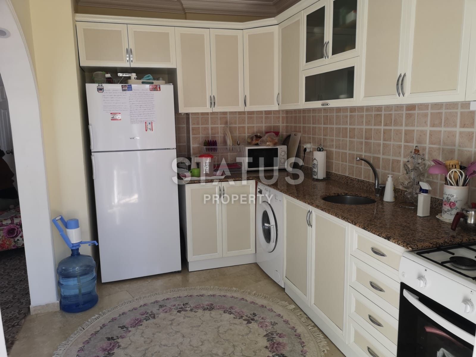 Добротная трехкомнатная квартира в Махмуларе 100 кв.м. фото 13