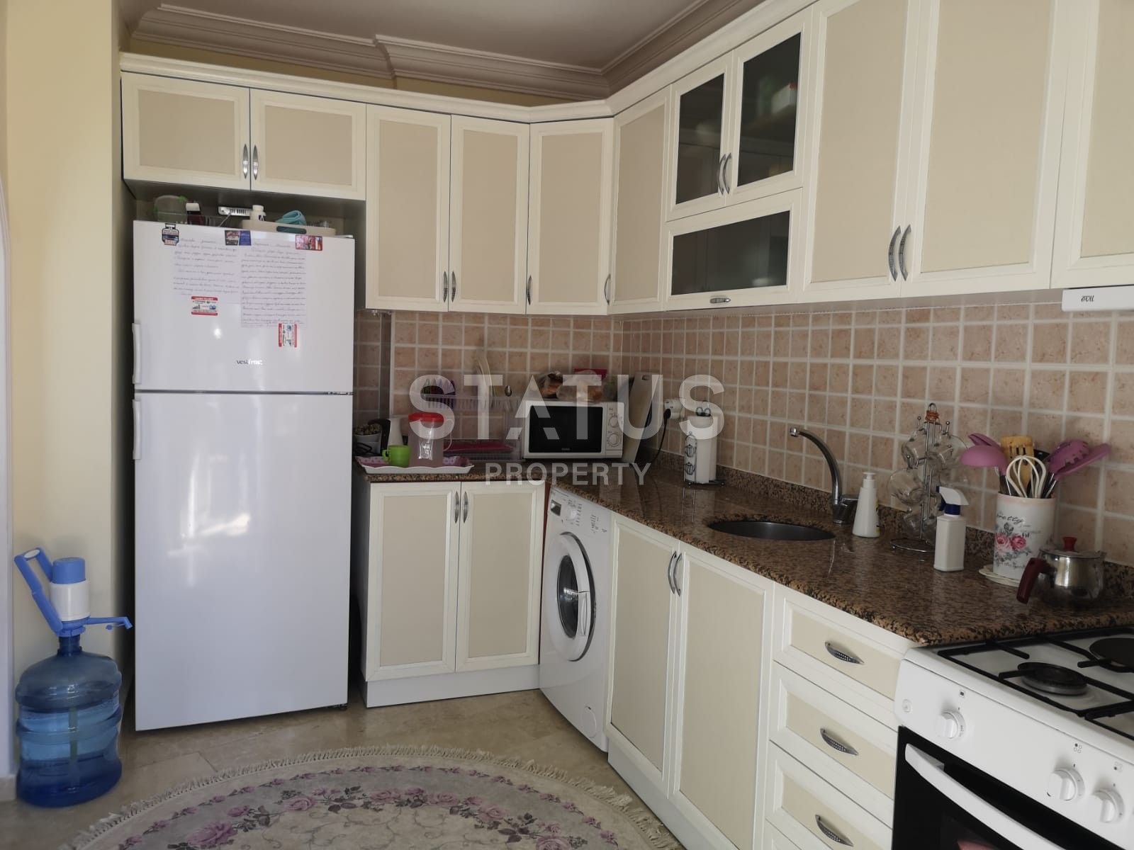 Добротная трехкомнатная квартира в Махмуларе 100 кв.м. фото 18