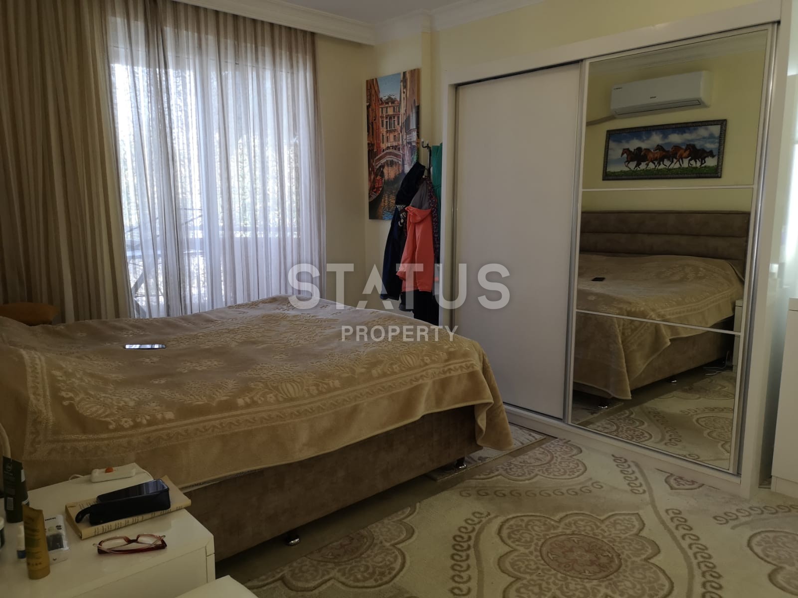 Добротная трехкомнатная квартира в Махмуларе 100 кв.м. фото 26