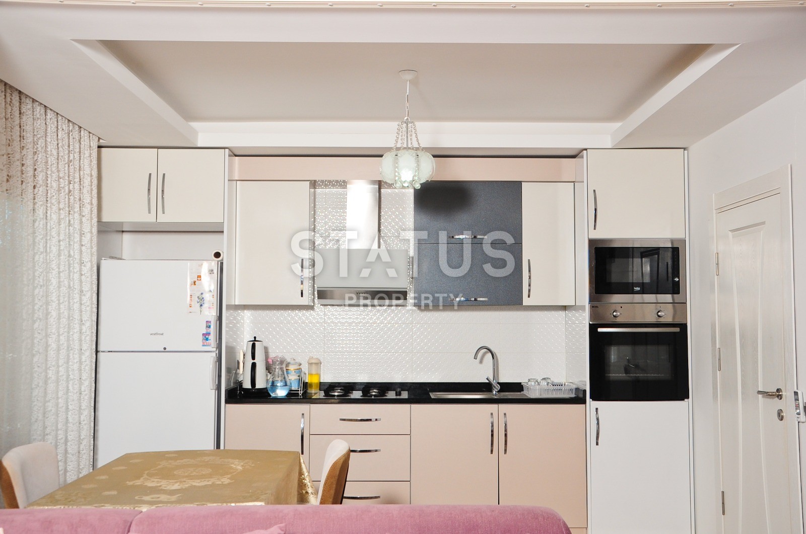 Отличная большая квартира 1+1 с мебелью и видом на горы! Махмутлар, 80 м2 фото 4