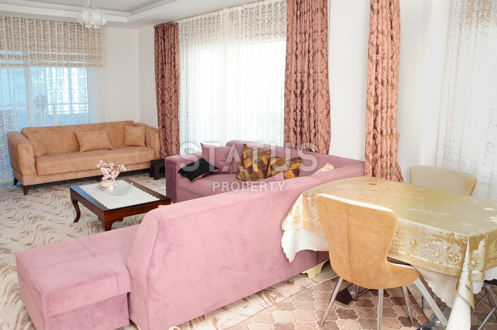 Отличная большая квартира 1+1 с мебелью и видом на горы! Махмутлар, 80 м2 фото 9