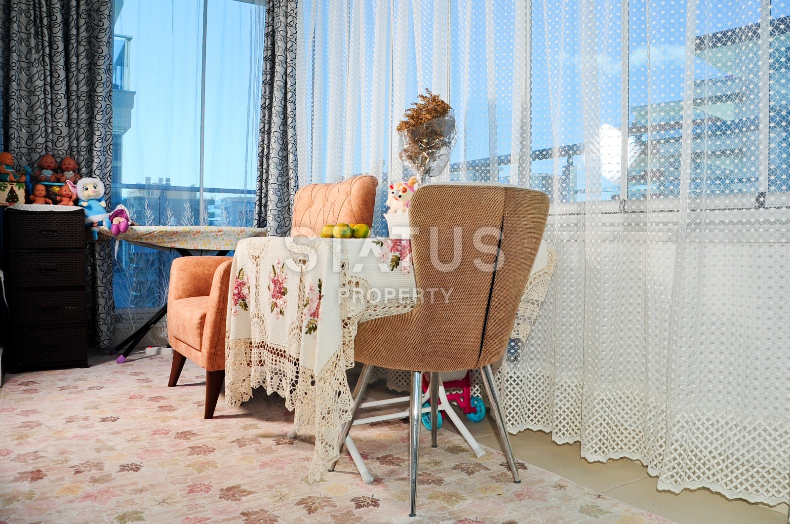 Отличная большая квартира 1+1 с мебелью и видом на горы! Махмутлар, 80 м2 фото 22