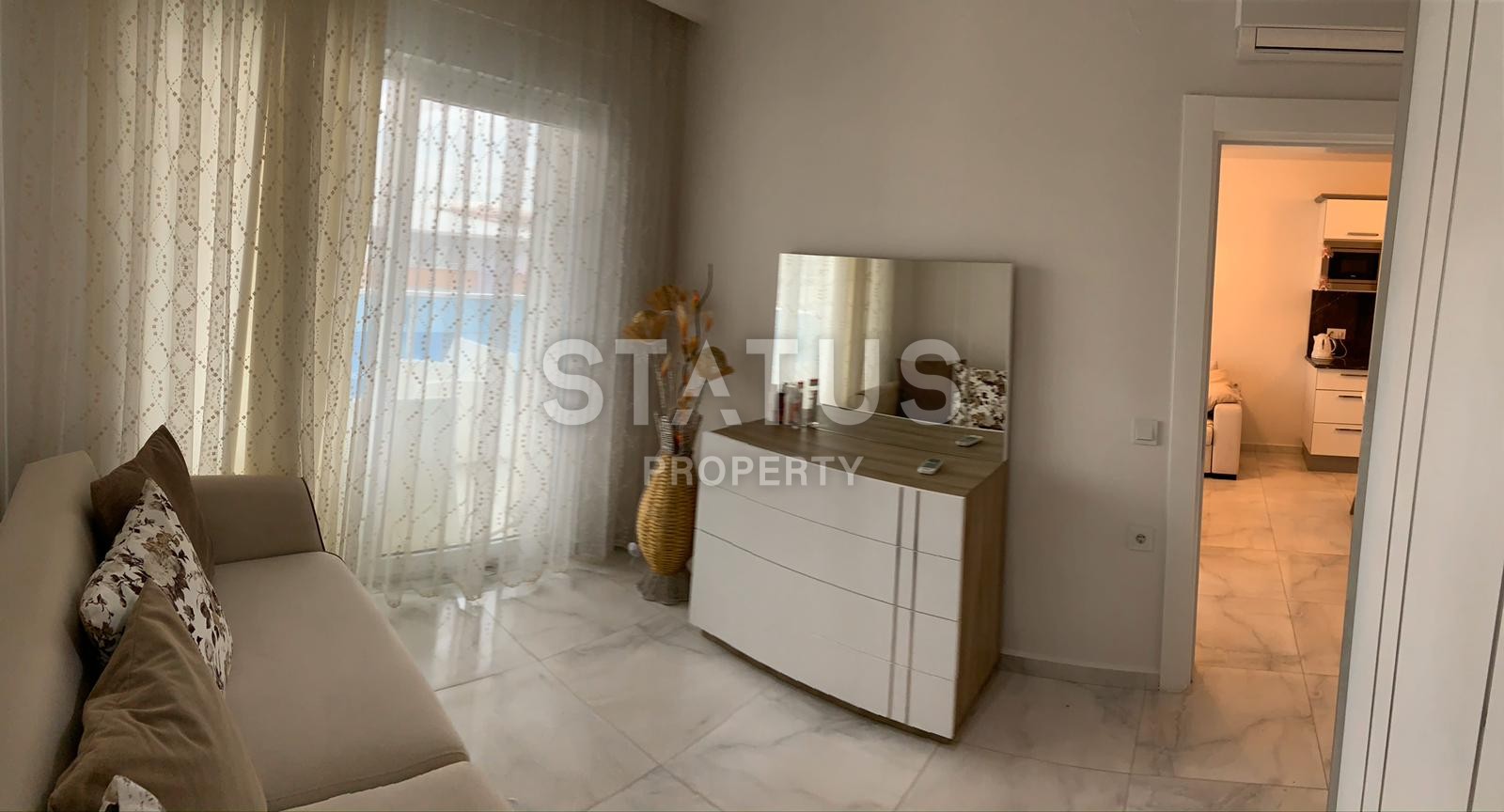 Уютная двухкомнатная квартира с видом на море и горы! Махмутлар, 65 м2 фото 9