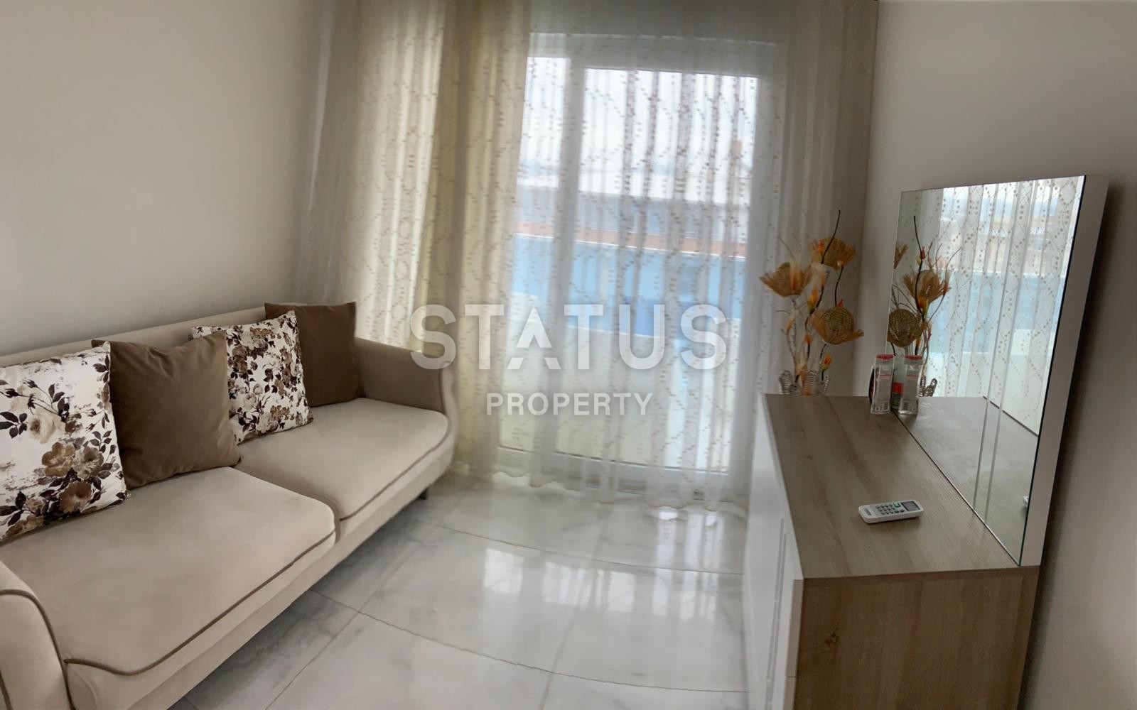 Уютная двухкомнатная квартира с видом на море и горы! Махмутлар, 65 м2 фото 12