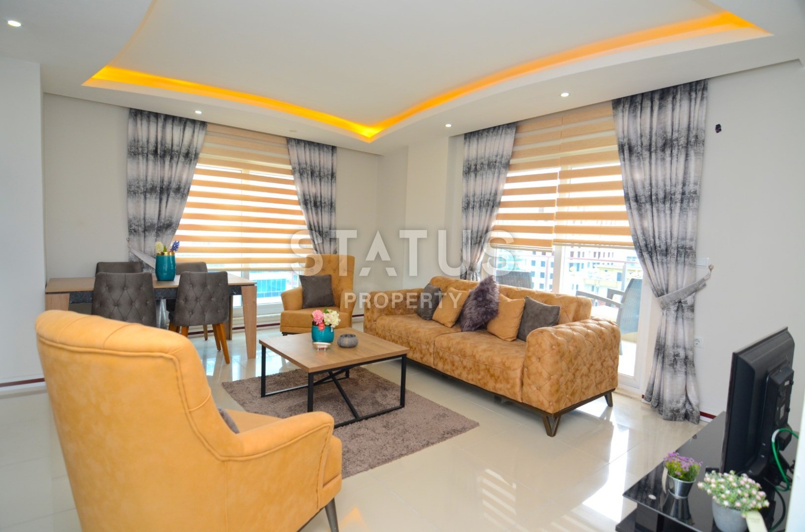 Апартаменты 1+1 с мебелью и техникой в новом комплексе! Махмутлар, 68 м2 фото 13