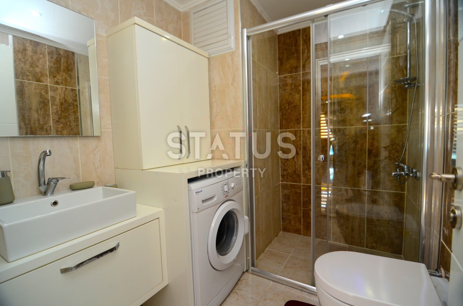 Апартаменты 1+1 с мебелью и техникой в новом комплексе! Махмутлар, 68 м2 фото 19