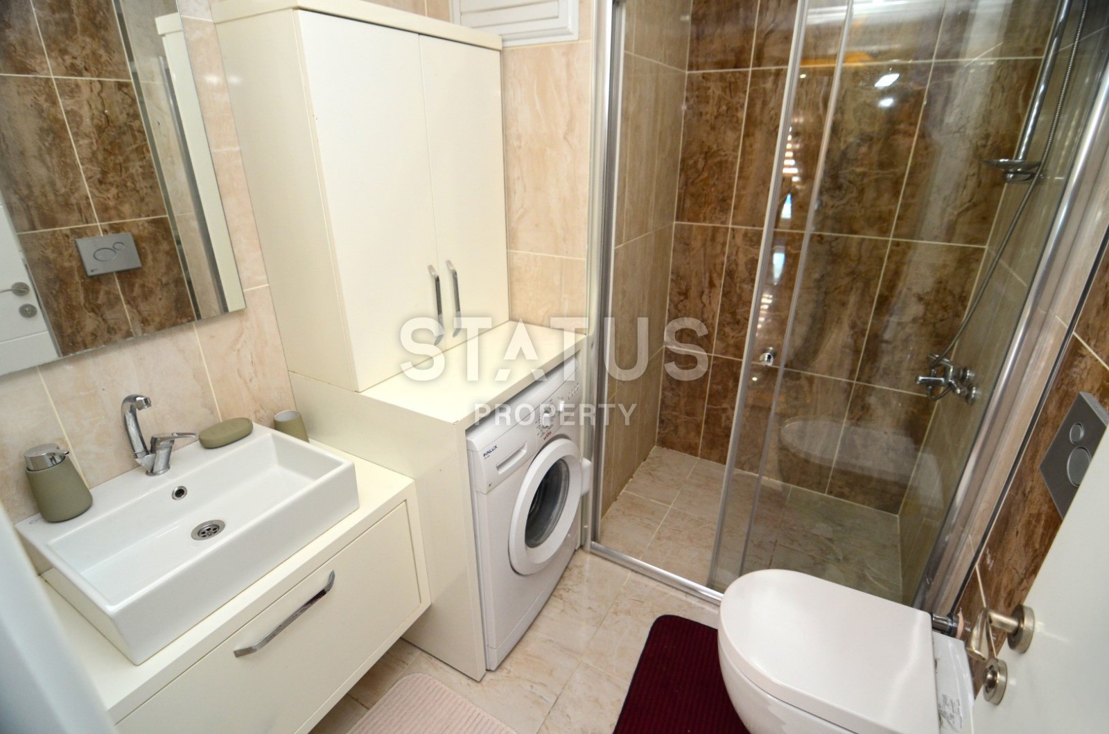 Апартаменты 1+1 с мебелью и техникой в новом комплексе! Махмутлар, 68 м2 фото 23