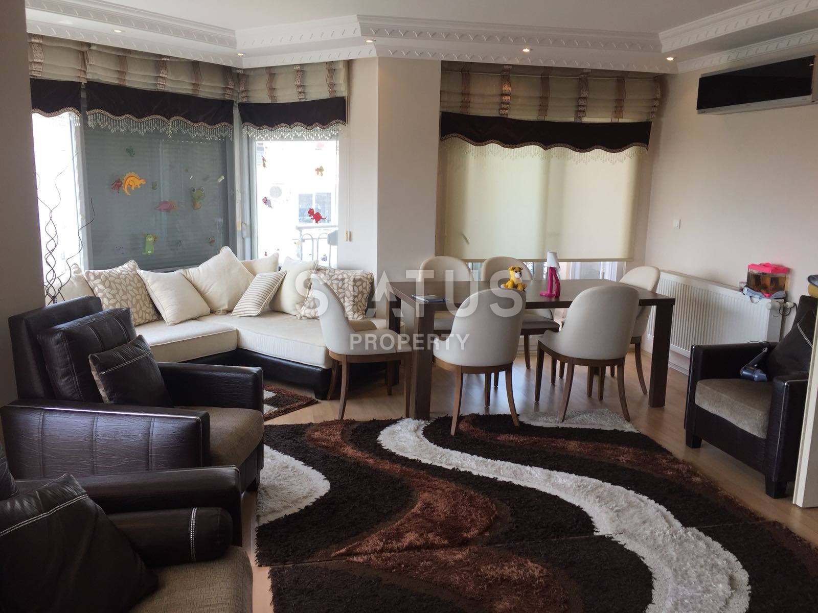 Пентхаус 5+1 с видом на крепость и море! Центр Аланьи, 250 кв. м. фото 32