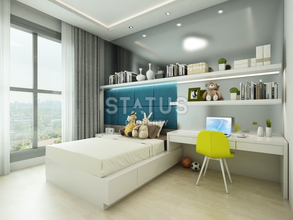 Апартаменты с видом на море в новом доме в Махмутларе 190 кв.м. фото 10