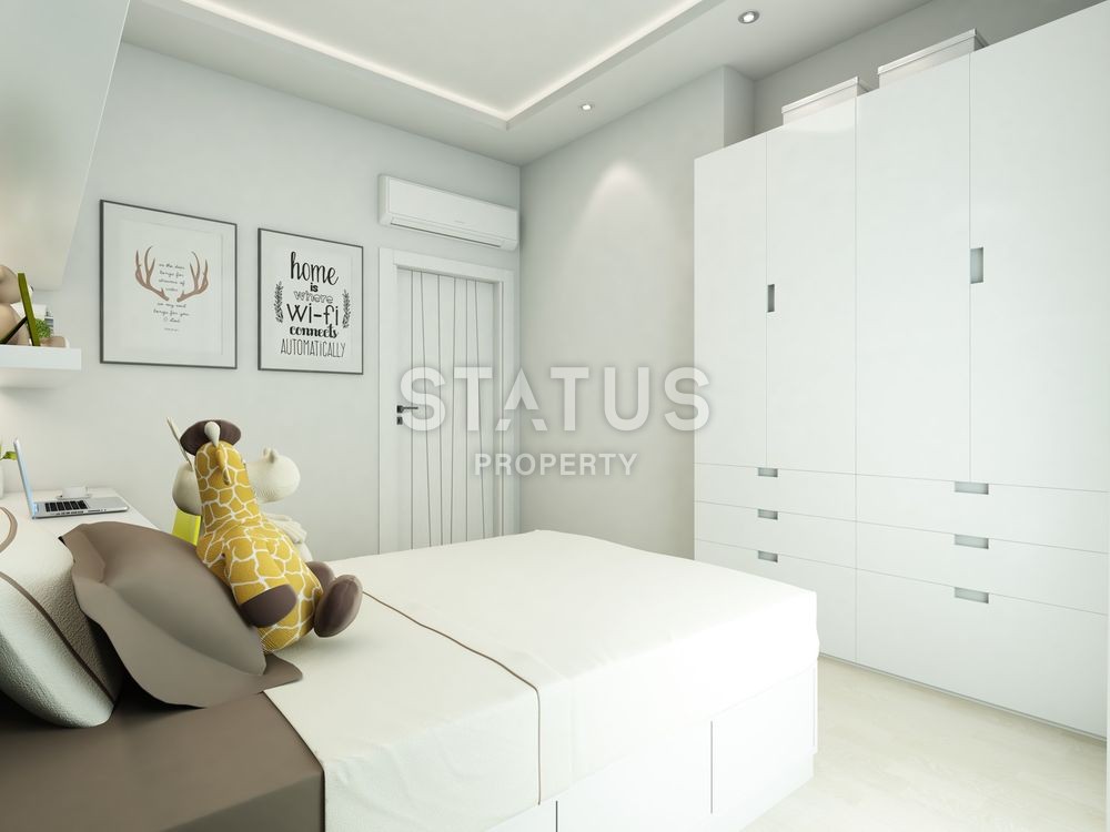 Апартаменты с видом на море в новом доме в Махмутларе 190 кв.м. фото 11