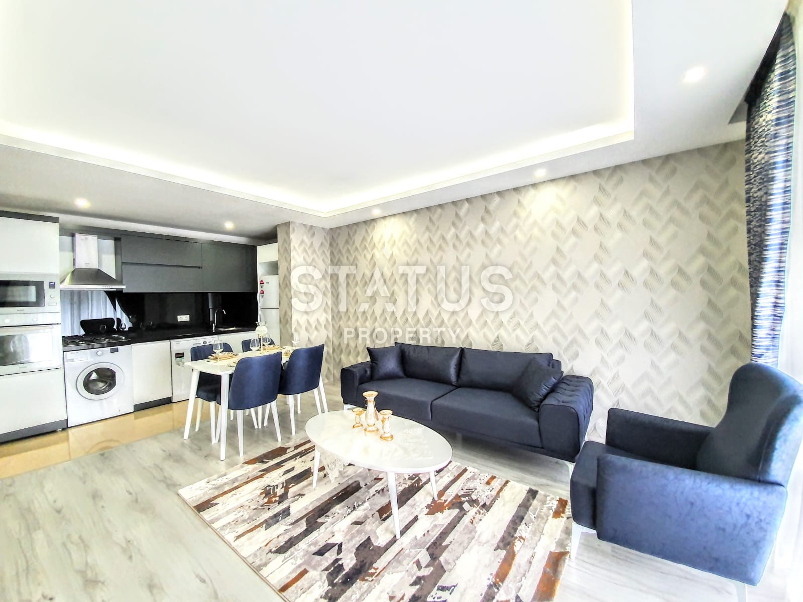 New excellent apartment 1+1 in a luxury class complex in Kargicak! 70 m2 фото 3