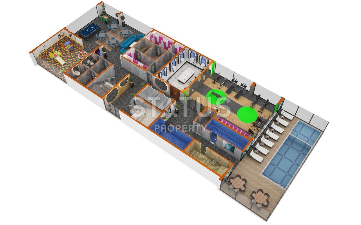Новый инвестиционный проект с инфраструктурой в центре Махмутлара фото 29