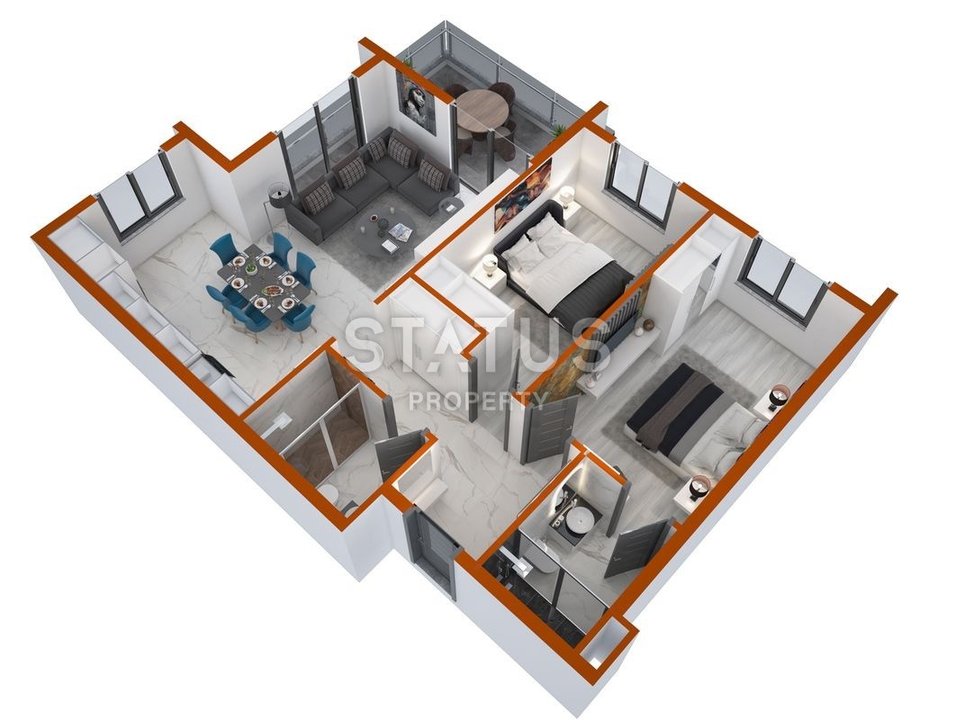 Новый инвестиционный проект с инфраструктурой в центре Махмутлара фото 47