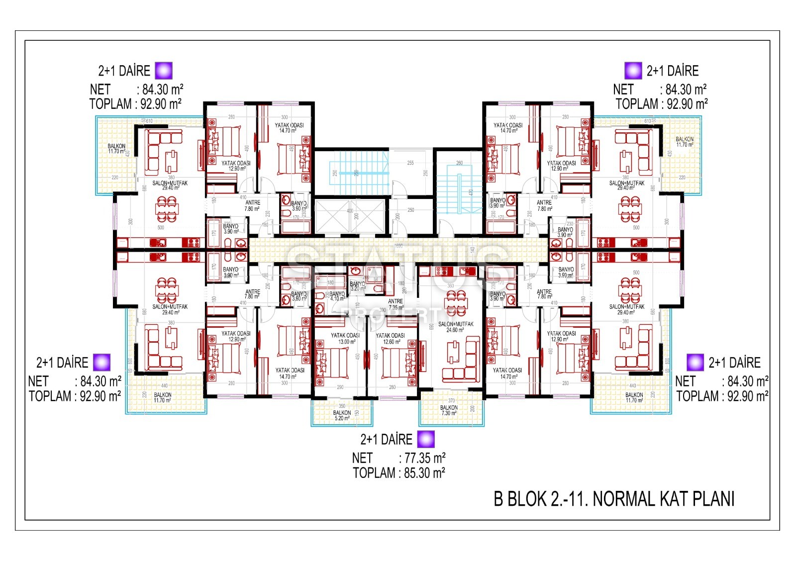 Новый инвестиционный проект с инфраструктурой в центре Махмутлара фото 52