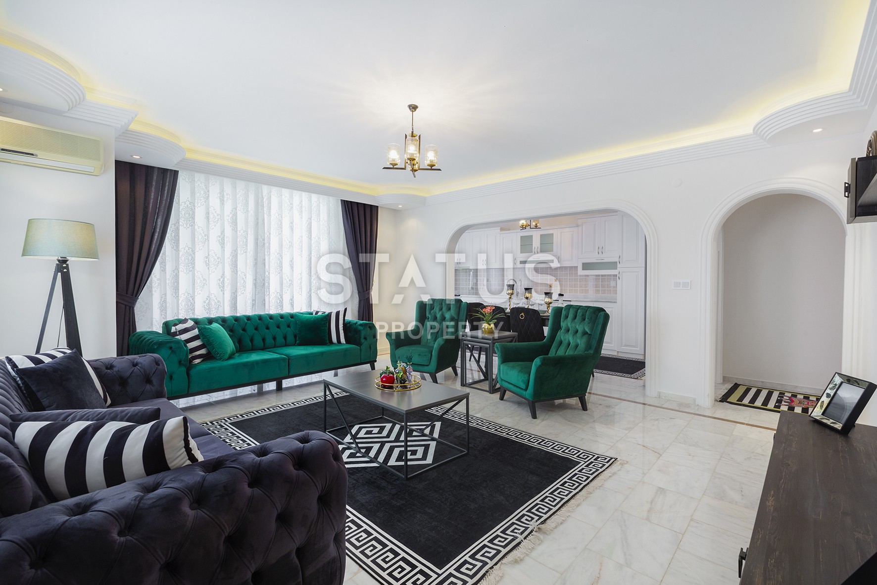 Меблированная квартира с отдельной кухней в районе Махмутлар фото 11