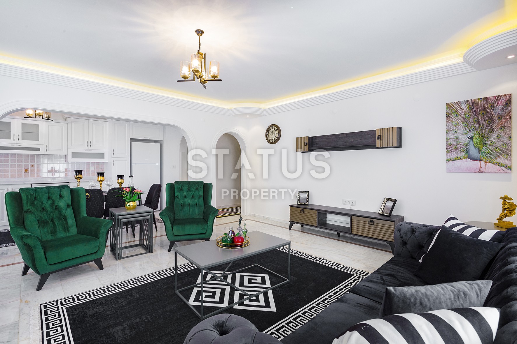 Меблированная квартира с отдельной кухней в районе Махмутлар фото 12