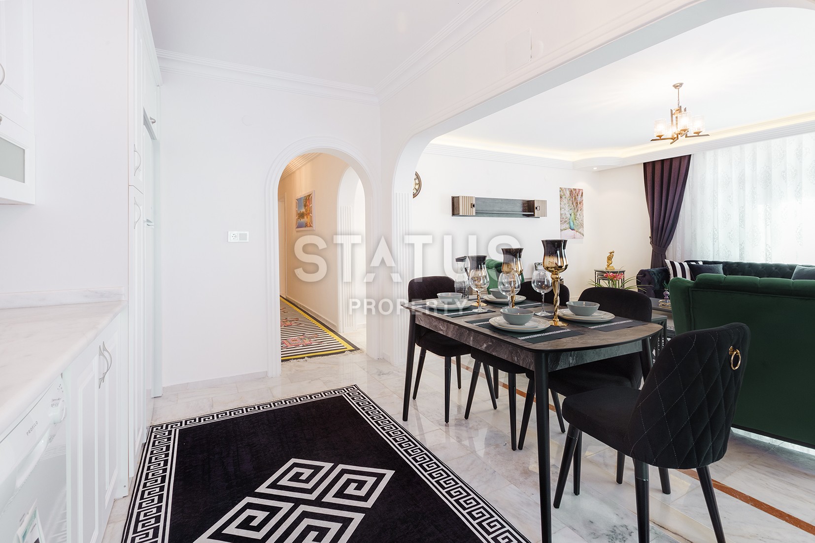 Меблированная квартира с отдельной кухней в районе Махмутлар фото 13