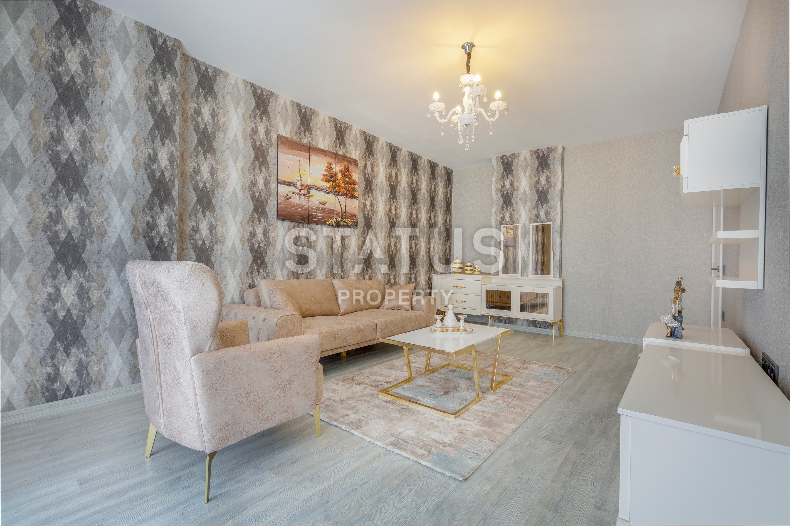 Новая трехкомнатная квартира с отдельной кухней! Дизайнерский ремонт +наличие мебели и техники! Махмутлар, 105 м2 фото 12