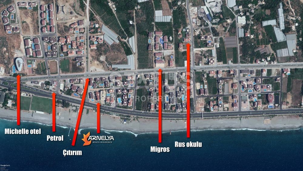 Luxury apartments on the Mediterranean coast, Alanya, Kestel фото 11