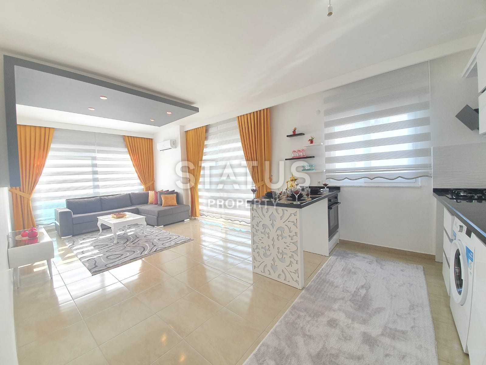 Уютная квартира 1+1 с новой мебелью и ремонтом в 300 метрах от моря! Махмутлар, 75 м2 фото 17