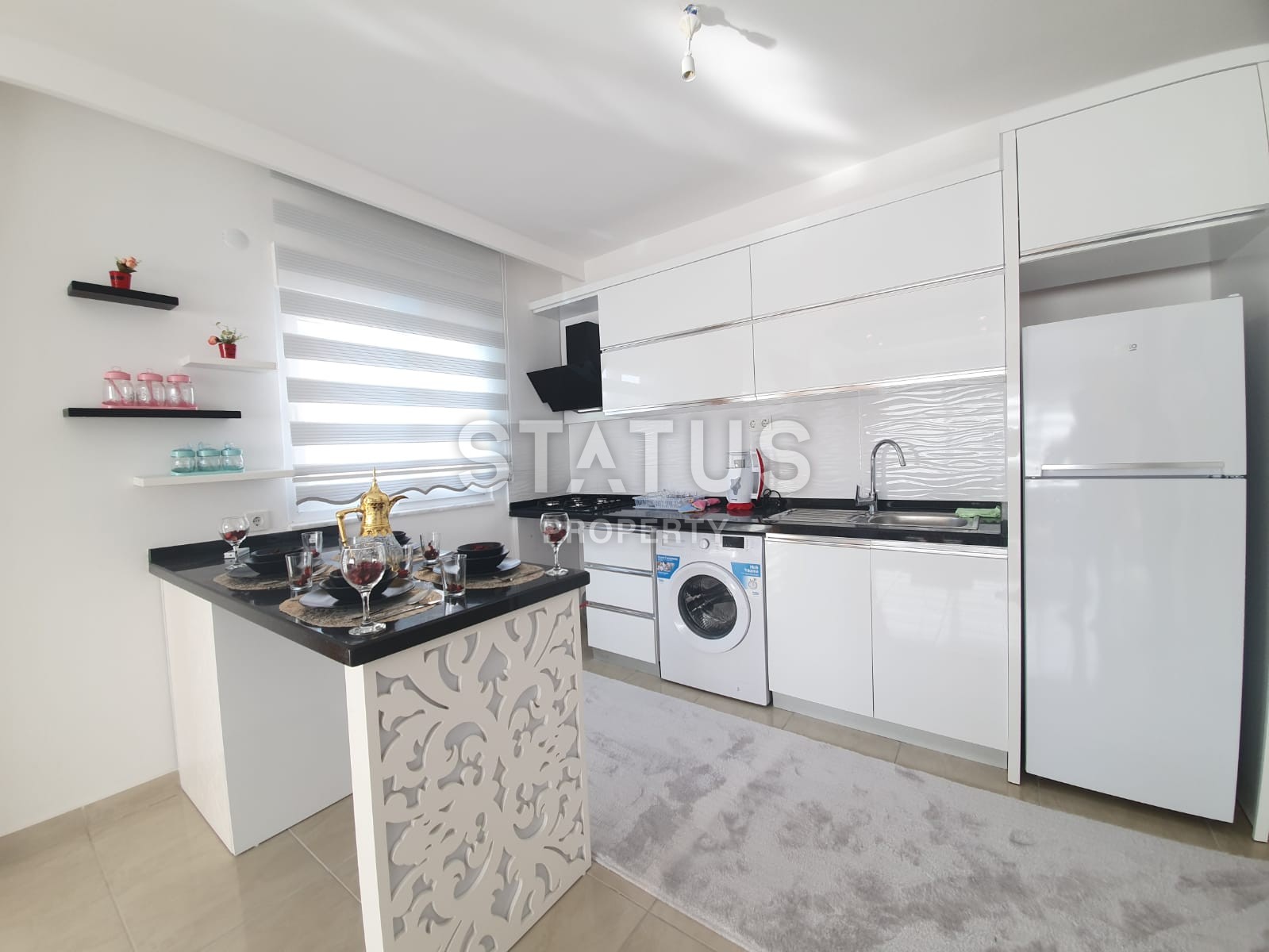 Уютная квартира 1+1 с новой мебелью и ремонтом в 300 метрах от моря! Махмутлар, 75 м2 фото 20