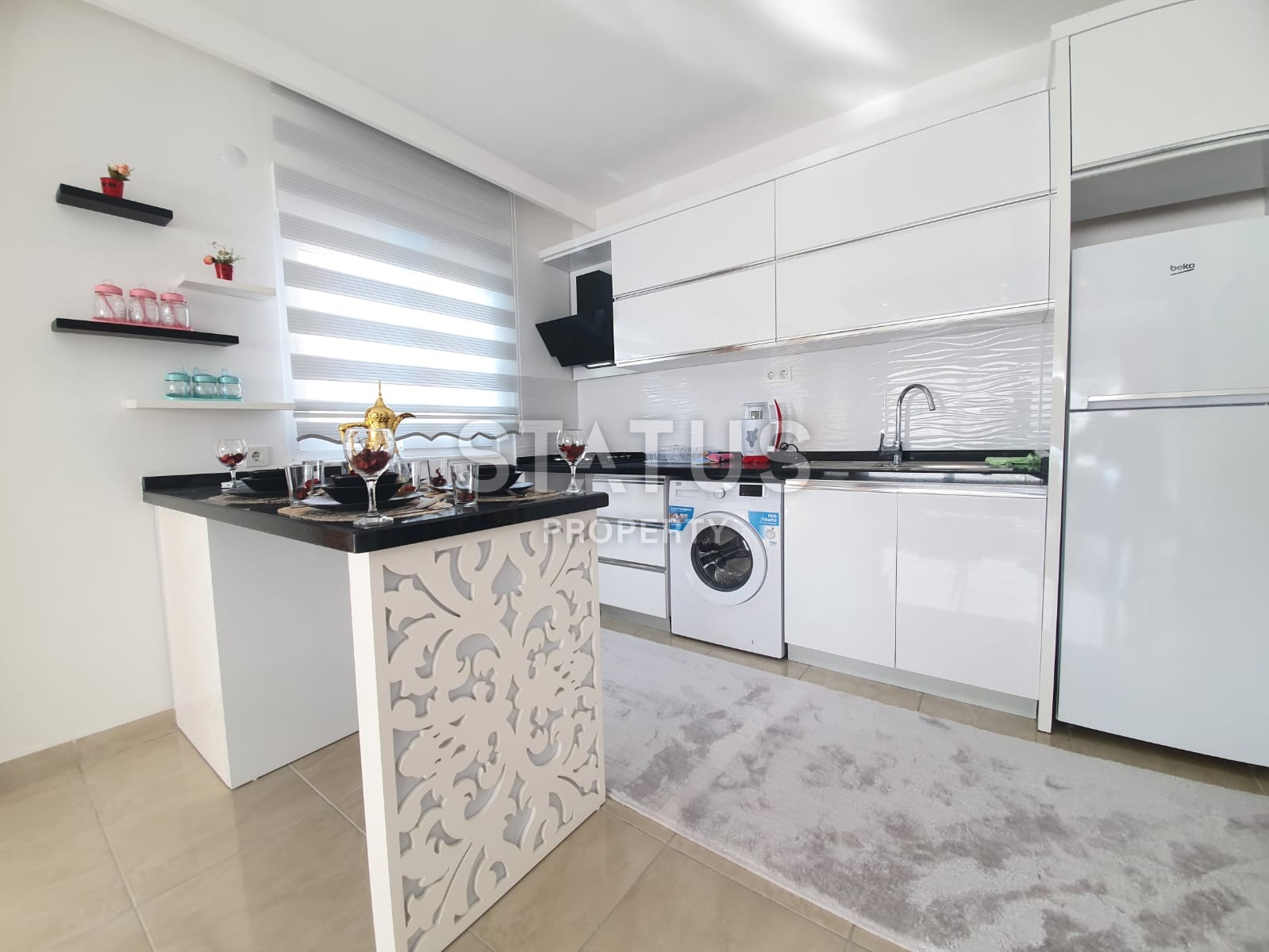 Уютная квартира 1+1 с новой мебелью и ремонтом в 300 метрах от моря! Махмутлар, 75 м2 фото 21