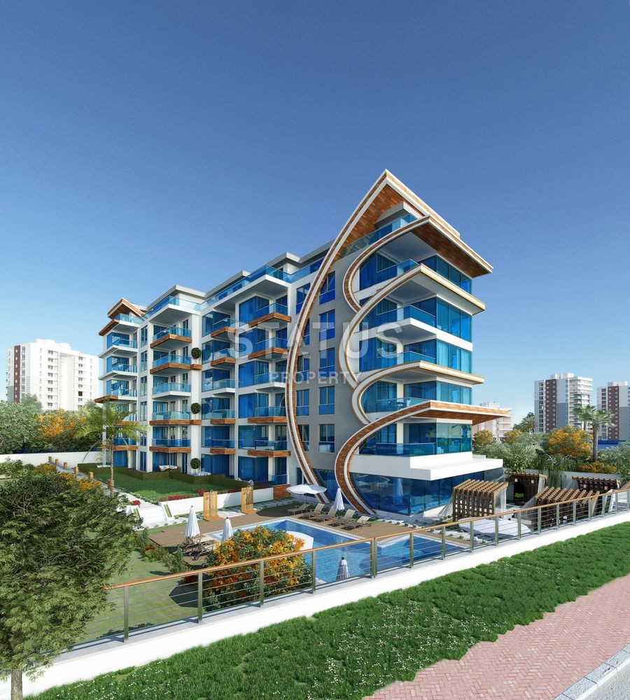 Luxury apartments on the Mediterranean coast, Alanya, Kestel фото 13