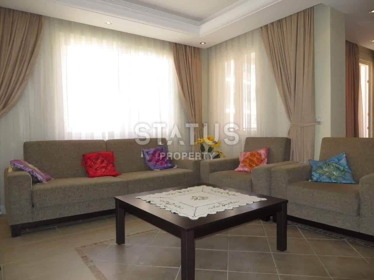 Квартира 2+1 в Махмутларе на первой линии с боковым видом на море фото 8