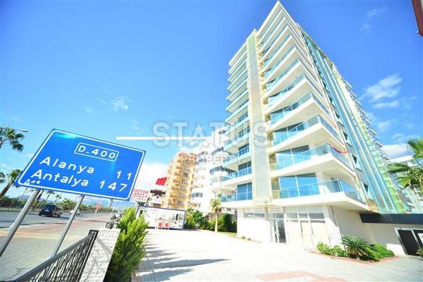 Трехкомнатные апартаменты на первой береговой линии в Махмутларе, 100 м2 фото 3