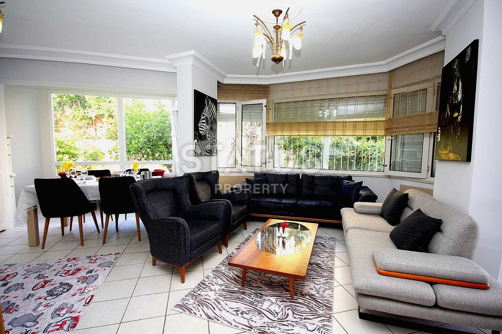 Трехкомнатная  квартира с новой мебелью в районе Оба, 110 м2 фото 19