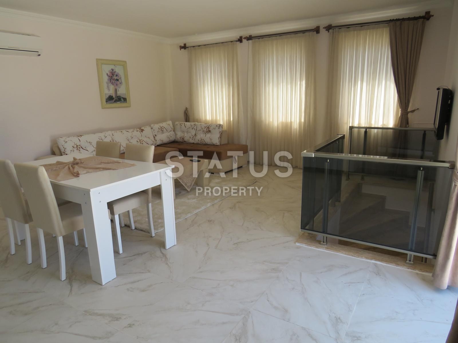 Villa 2+1 renovated and furnished in Kargicak, 120 m2 фото 14