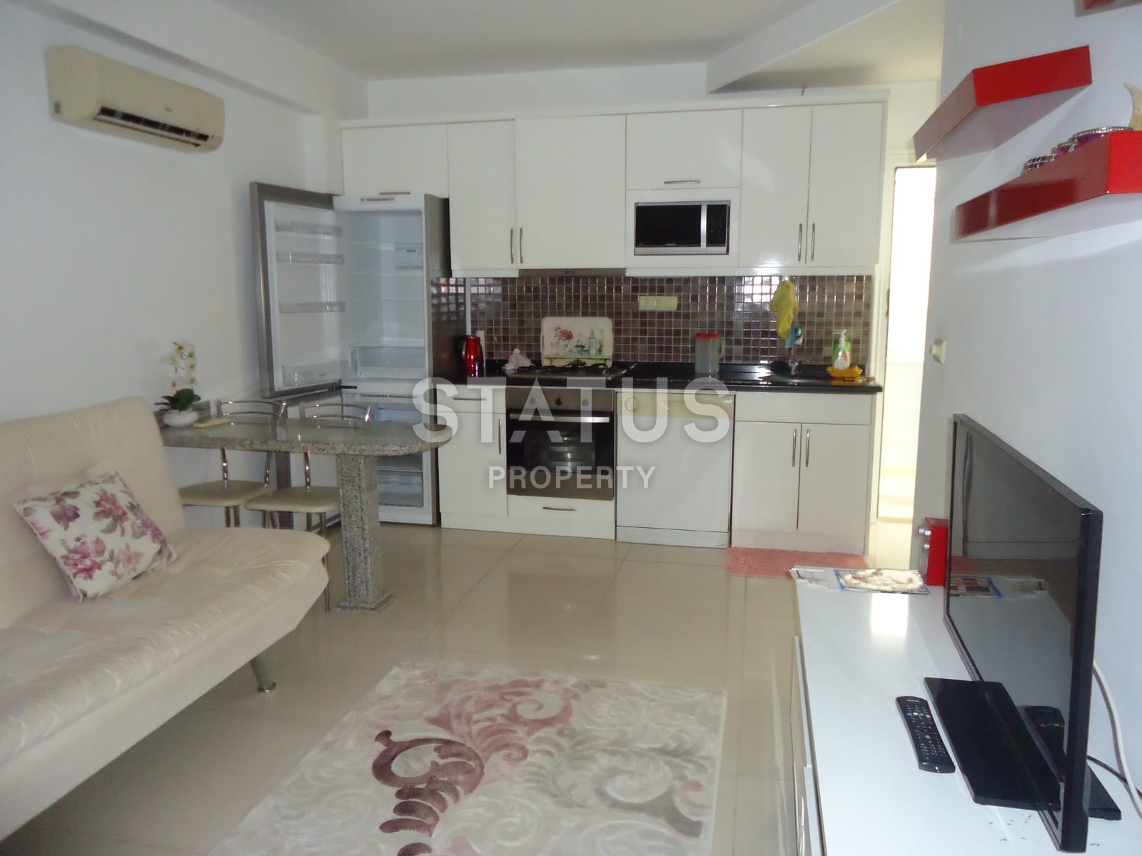 Двухкомнатная квартира в районе Оба, 55 м2 фото 4