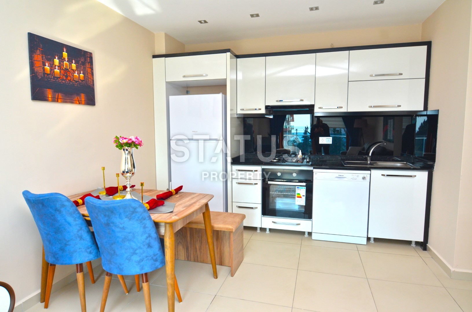 Уютная двухкомнатная квартира с новой мебелью в районе Кестель, 65 м2 фото 5