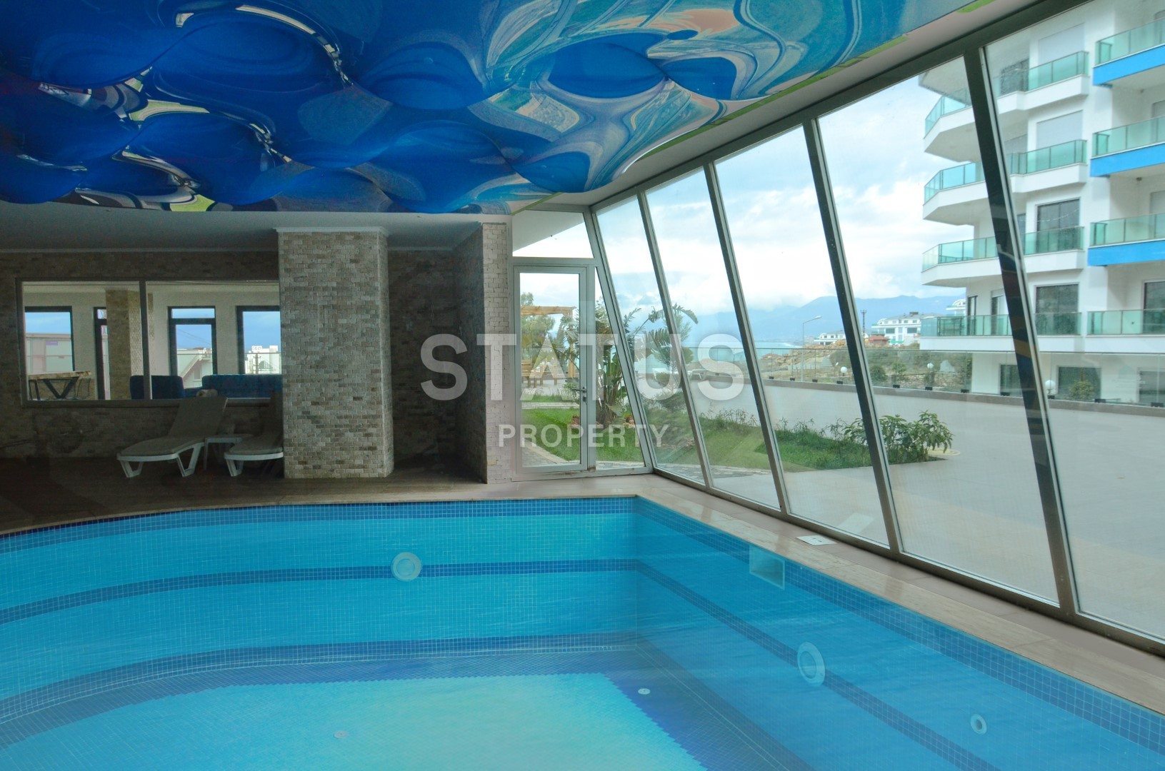 New one-bedroom apartment with sea view in Kargicak, 65 m2 фото 13