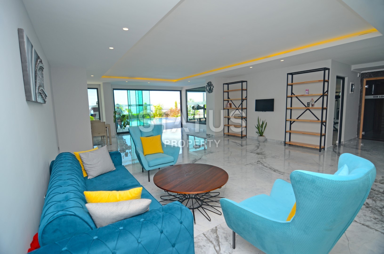 Three-room apartment with new furniture on the first coastline! Kargicak, 110 m2 фото 6