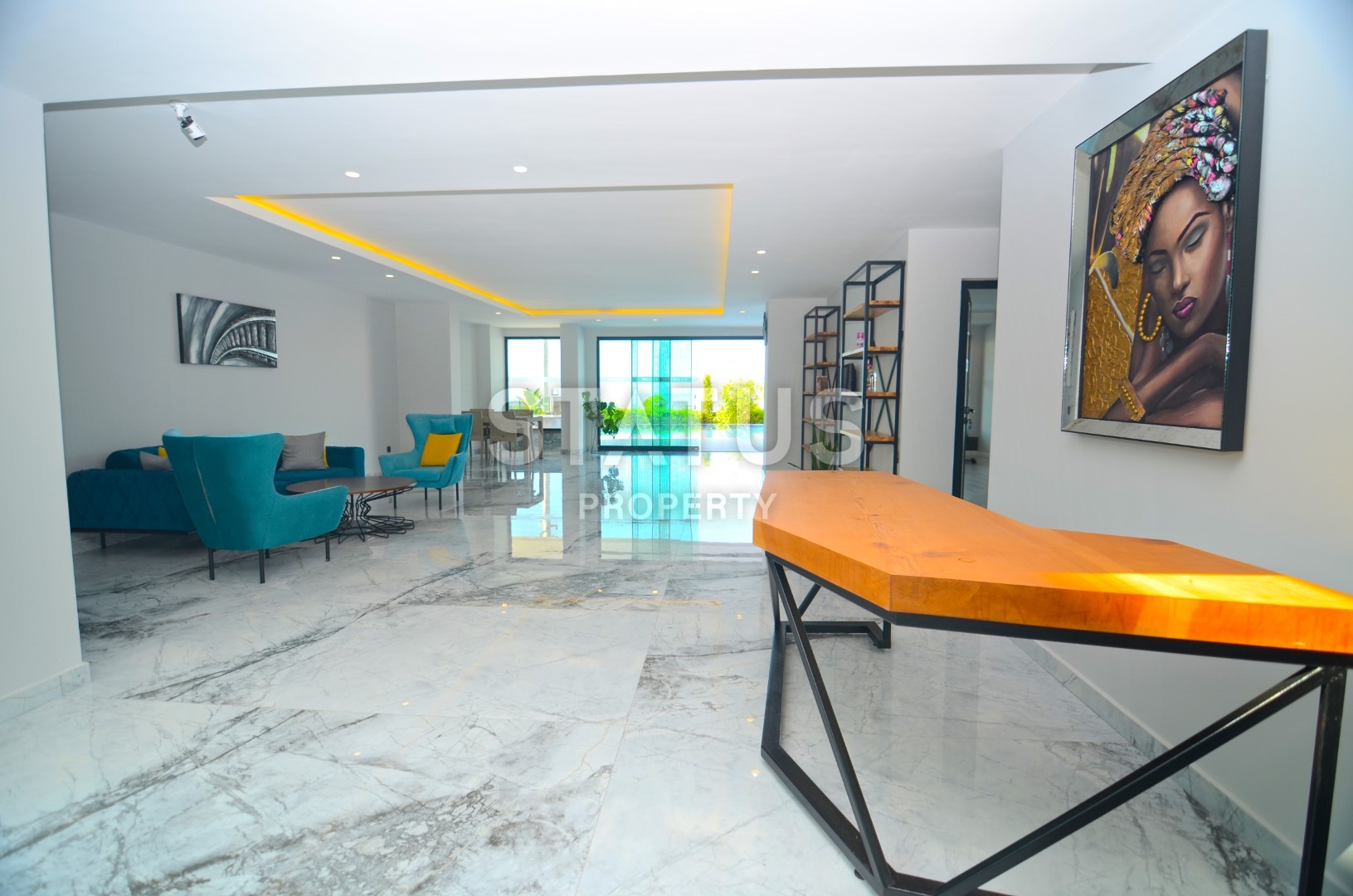 Three-room apartment with new furniture on the first coastline! Kargicak, 110 m2 фото 8