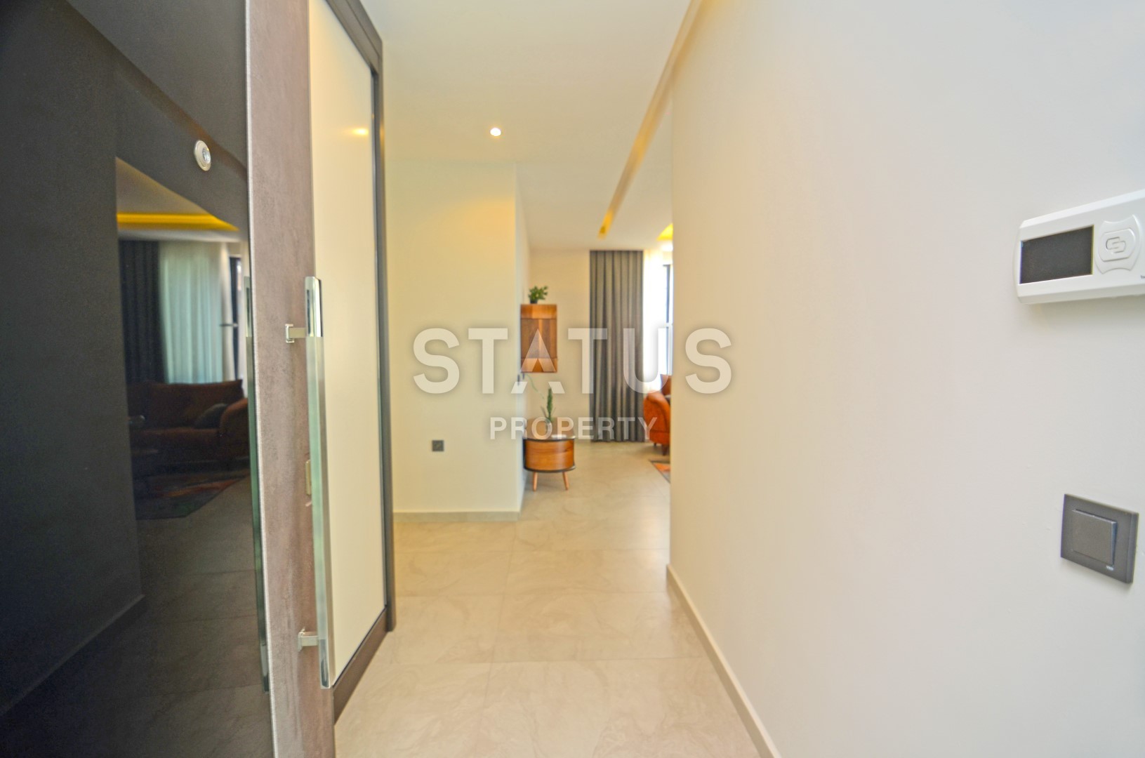 Three-room apartment with new furniture on the first coastline! Kargicak, 110 m2 фото 14