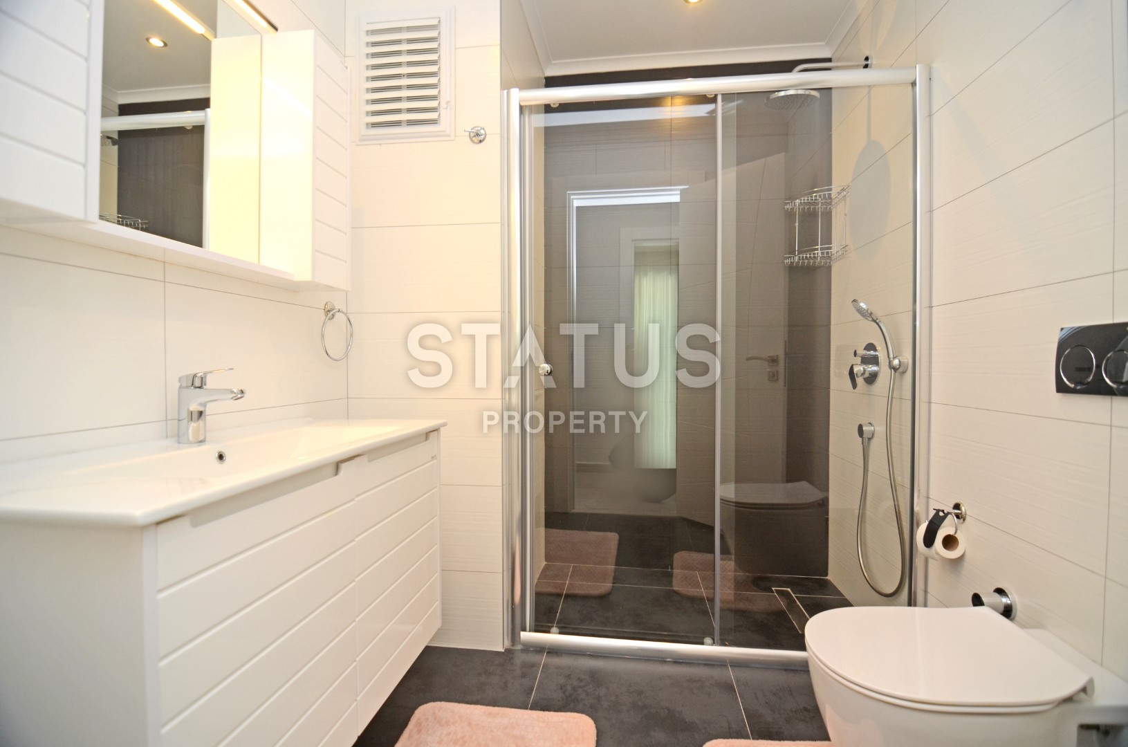 Three-room apartment with new furniture on the first coastline! Kargicak, 110 m2 фото 19