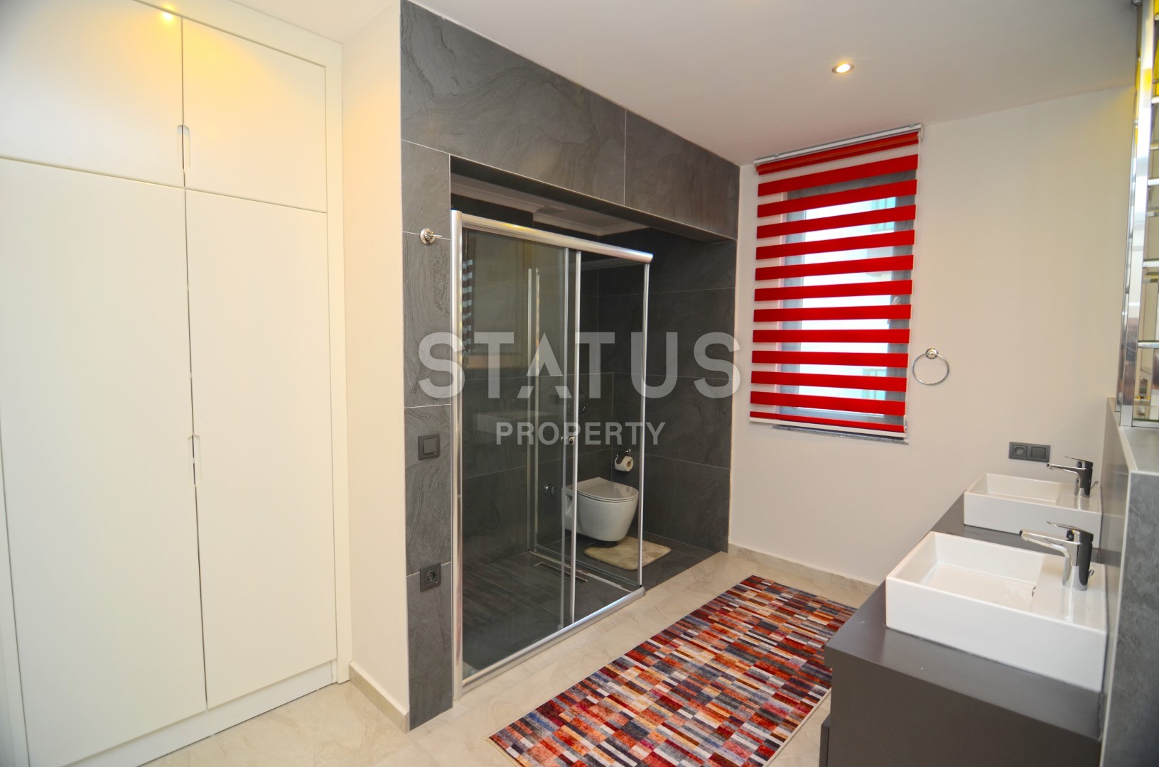 Three-room apartment with new furniture on the first coastline! Kargicak, 110 m2 фото 23